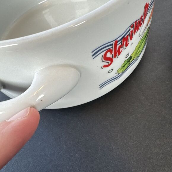 2 Prejecting 2500‎ Limited Bowls With Handles Soup Chowder Dish SHRIMP & LOBSTER - Picture 5 of 14